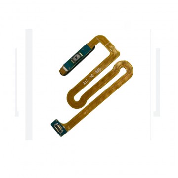 Bouton power et lecteur d'empreinte pour Samsung Galaxy A13 A135/A13 A137 Noir brillant