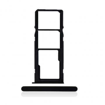 Tiroir Double SIM pour Samsung Galaxy A21 Noir