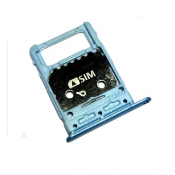 Tiroir Sim + Micro SD pour Samsung Galaxy Tab S6 T860 Bleu