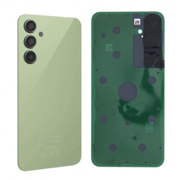 Vitre arrière pour Samsung Galaxy A55 5G Vert avec lentille caméra