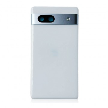 Vitre arrière pour Google Pixel 7A - Neige avec lentille caméra