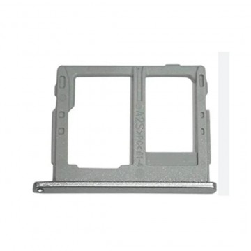 Tiroir SIM + Micro SD pour Samsung Galaxy Tab A 8.0 2018 T387 Argent
