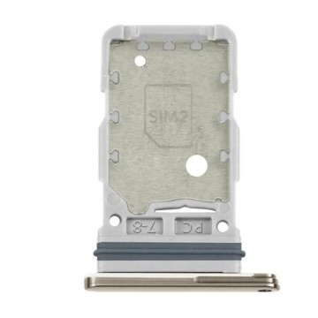 Tiroir Carte SIM pour Samsung Galaxy S23 Ultra Single Card Or