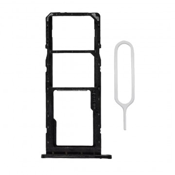 Tiroir Carte SIM pour Samsung Galaxy A04e A042 Double Sim - Noir