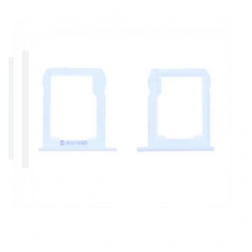 Tiroir SIM + Micro SD pour Samsung Galaxy Tab S2 9.7 T815 Blanc