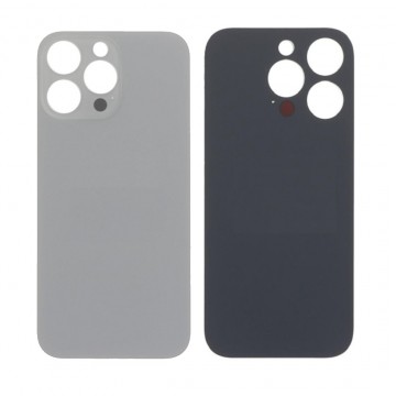 Vitre Arrière (Cache Batterie) pour iPhone 16 Pro Max Naturel avec Gros Trou