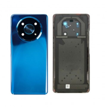 Vitre arrière pour Honor Magic4 Lite 5G Bleu avec lentille caméra