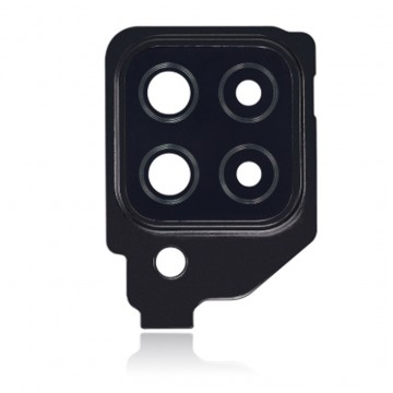 Lentille Caméra arrière avec contour pour Samsung Galaxy A22 Noir