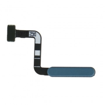 Bouton power avec capteur d'empreintes digitales pour Samsung Galaxy A32 5G Bleu
