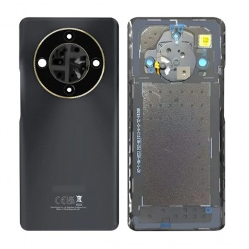 Vitre arrière pour HONOR Magic6 Lite - Minuit Noir avec lentille caméra