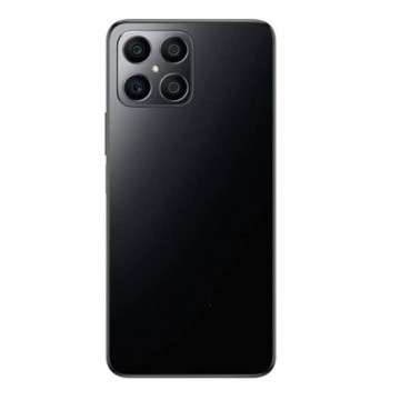 Vitre arrière pour HONOR X8 - Minuit Noir avec lentille caméra