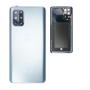Vitre Arrière avec Lentille Caméra pour OnePlus 8T - Silver Lunaire