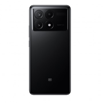 Vitre arrière pour Xiaomi POCO X6 Pro Noir avec lentille caméra