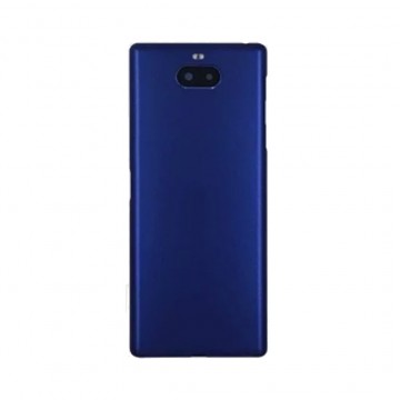 Vitre arrière pour Sony Xperia 10 Bleu avec lentille caméra