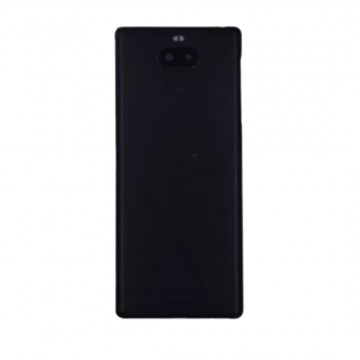 Vitre arrière pour Sony Xperia 10 Noir avec lentille caméra