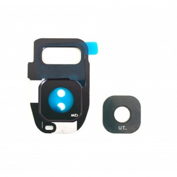 Lentille Caméra Premium pour Samsung Galaxy S7 / S7 Edge - Noir (2 pièces)