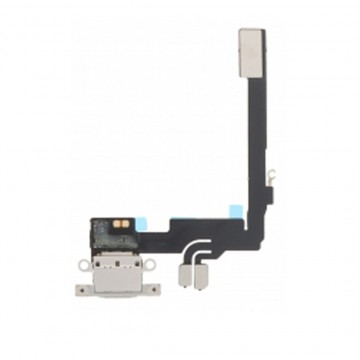 Nappe connecteur de charge pour iPhone 16 Pro Titanium Blanc