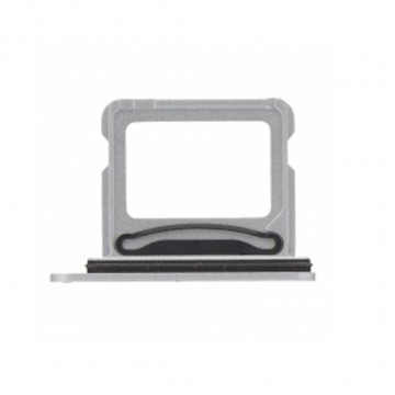 Tiroir Double SIM pour iPhone 16/16 Plus - Blanc