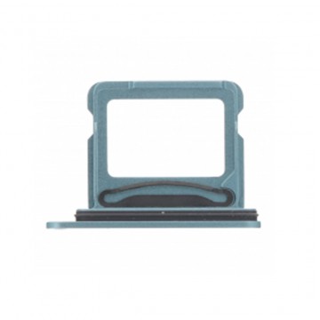Tiroir Double SIM pour iPhone 16/16 Plus - Bleu Sarcelle