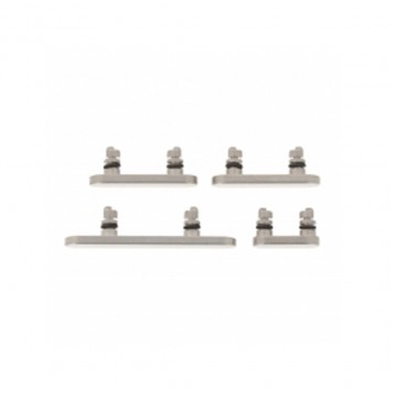 Boutons Touches Latérales pour iPhone 16 Pro/16 Pro Max - Blanc Naturel