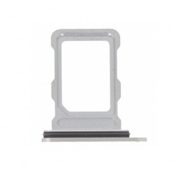 Tiroir Simple SIM pour iPhone 16 Pro/16 Pro Max - Titane Blanc