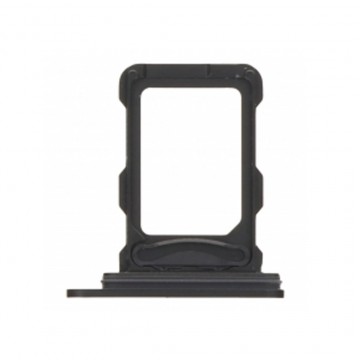 Tiroir Double SIM pour iPhone 16 Pro/16 Pro Max - Titane Noir