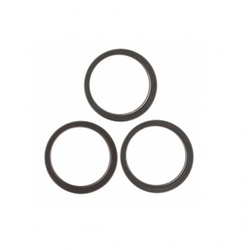 Protection Caméra Arrière pour iPhone 16 Pro/Pro Max - Noir Titane  (3 Pièces)