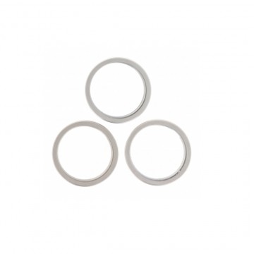 Protection caméra arrière pour iPhone 16 Pro/ProMax - Blanc Titane (3 Pièces)