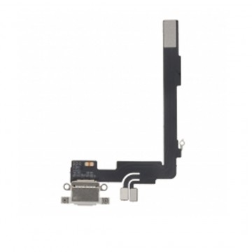 Nappe connecteur de charge pour iPhone 16 Pro Max Titanium Blanc