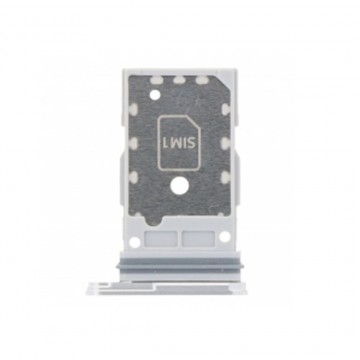 Tiroir carte sim pour Samsung Galaxy S24/S24+ Double sim Blanc