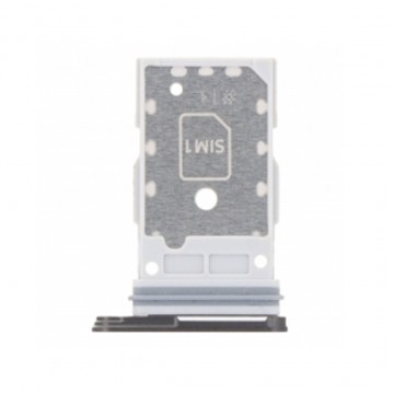 Tiroir carte sim pour Samsung Galaxy S24/S24+double sim Noir