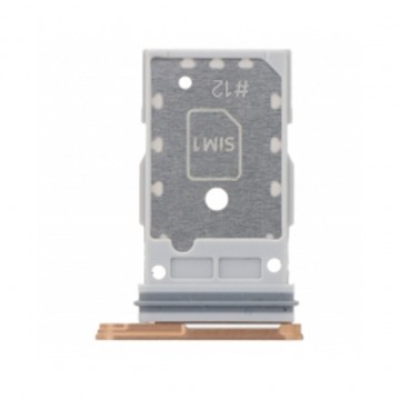 Tiroir carte sim pour Samsung Galaxy S24/S24+double sim Orange