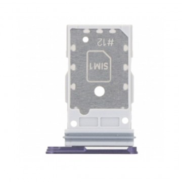 Tiroir carte sim pour Samsung Galaxy S24/S24+double sim Violet