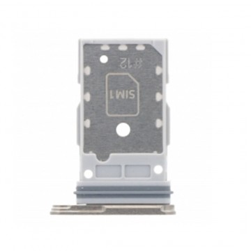 Tiroir carte sim pour Samsung Galaxy S24 Ultra Double carte Titanium Gris