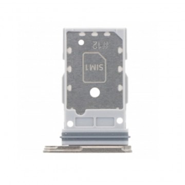 Tiroir carte sim pour Samsung Galaxy S24 Ultra Double carte Titanium Or
