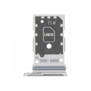 Tiroir carte SIM pour Samsung Galaxy S24 FE double carte Blanc