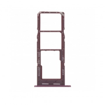 Tiroir Double SIM pour Samsung Galaxy A14 4G (A145R) - Rouge Foncé
