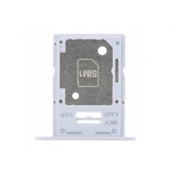 Tiroir carte sim pour Samsung Galaxy A15 5G A156 double carte Argent