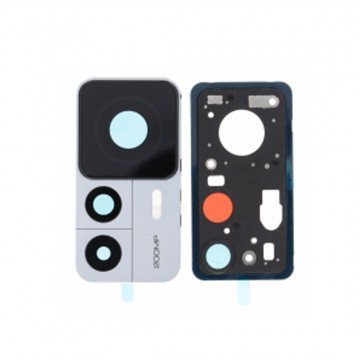 Lentille en verre caméra arrière pour Xiaomi 12T Pro argent