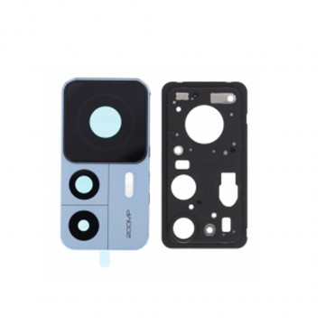 Lentille en verre caméra arrière pour Xiaomi 12T Pro Bleu