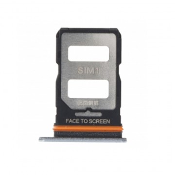 Tiroir carte sim pour Xiaomi 12T/12T Pro double sim argent