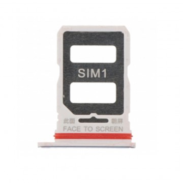 Tiroir carte sim pour Xiaomi 12T/12T Pro double sim bleu
