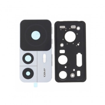 Lentille en verre caméra arrière pour Xiaomi 12T Argent