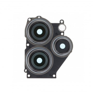 Lentille en verre caméra arrière pour Xiaomi Redmi 12 Noir
