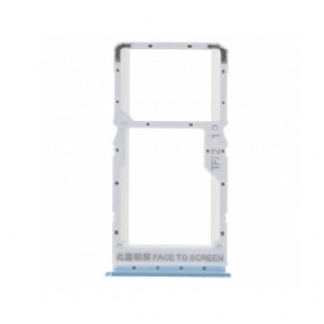 Tiroir carte sim pour Xiaomi Redmi Note 12 5G double sim bleu
