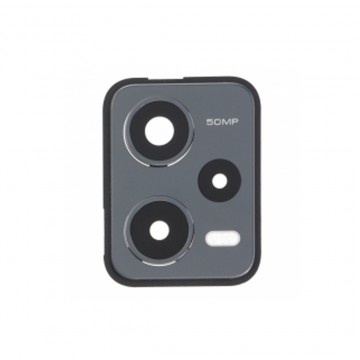 Lentille en verre caméra arrière pour Xiaomi Redmi Note 12 Pro 5G Noir