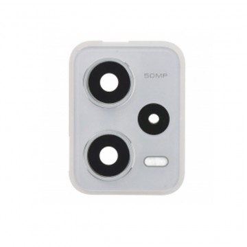 Lentille en verre caméra arrière pour Xiaomi Redmi Note 12 Pro 5G Blanc