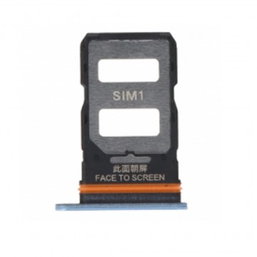 Tiroir carte sim pour Xiaomi Redmi Note 12 Pro 5G double sim bleu
