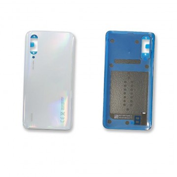 Vitre arrière pour Xiaomi Mi A3 Mi 9 Lite Mi CC9 Blanc