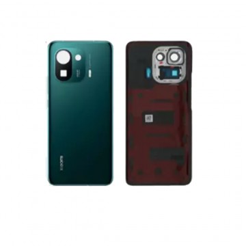 Vitre arrière pour Xiaomi Mi 11 Pro Vert avec lentille caméra